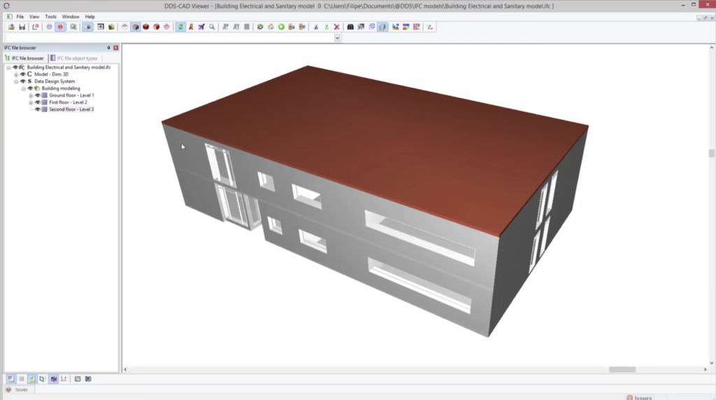 Example of BIM components