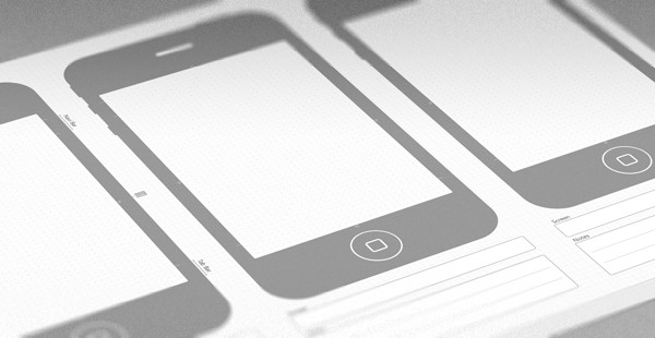 iPhone 4 Sketching Template Pic